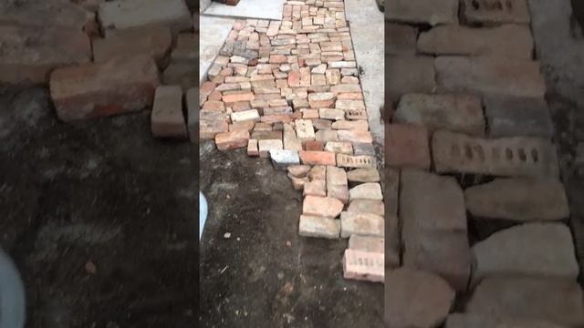 DIY MADE OF OLD BRICKS . Что можно сделать из старого битого кирпича ) смотреть онлайн