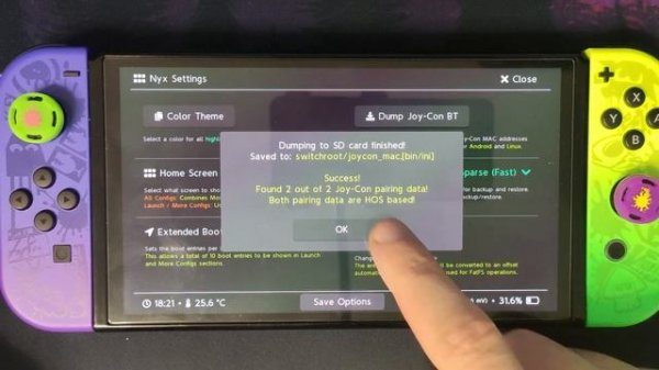 Установка Android на Nintendo Switch Oled