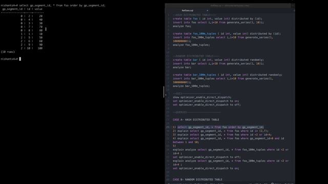 Concept of Direct Dispatch with GPORCA in Greenplum7 смотреть онлайн