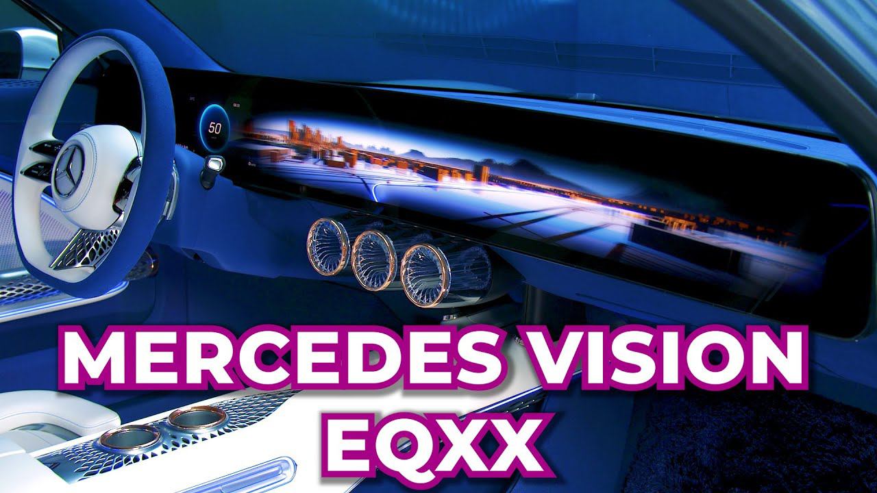 Mercedes Vision EQXX 2022 - Интерьер и Экстерьер! смотреть онлайн