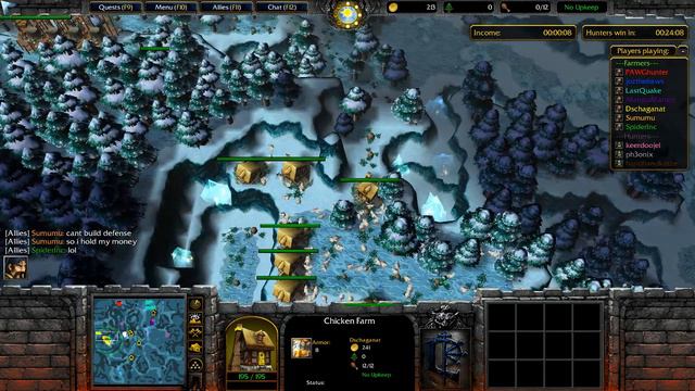 WarCraft 3 Farmer vs Hunter Farmer #36 смотреть онлайн