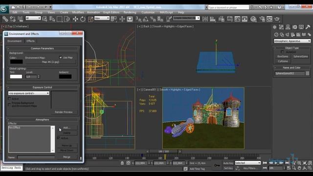 Создание и анимация сложного спецэффекта в 3d Max Часть 3 смотреть онлайн