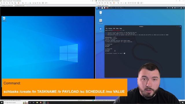 How to use Scheduled Tasks for Persistence w/ Kali Linux смотреть онлайн