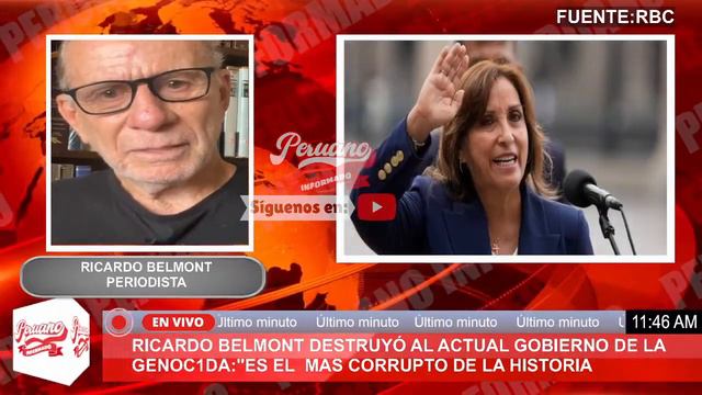 RICARDO BELMONT DESTRUYÓ AL ACTUAL GOBIERNO DE LA GENOC1DA:"ES EL MAS CORRUPTO DE LA HISTORIA смотреть онлайн