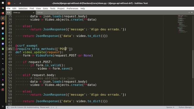 Dica #57 - Criando API com Django SEM DRF смотреть онлайн