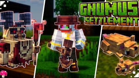 Новая РАСА И ОРУЖИЕ | Gnumus Settlement [1.20.1]