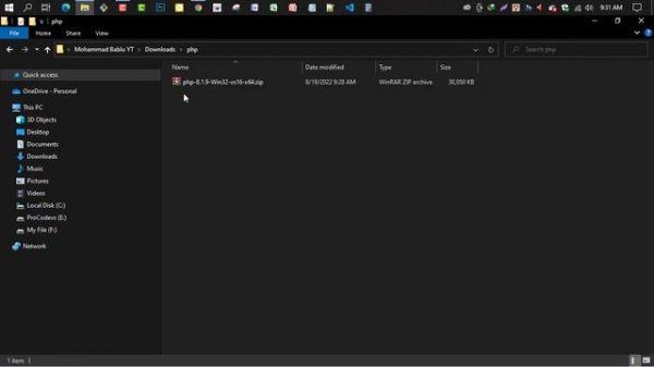 Install PHP on Local Machine [#1] ProCodevs || 2022 ||