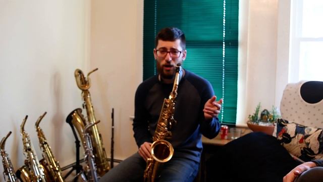 Yanaha YAS-62 Purple label Alto Sax for sale by JWsax.com смотреть онлайн