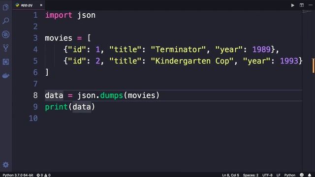 9.7 - Working with JSON Files смотреть онлайн