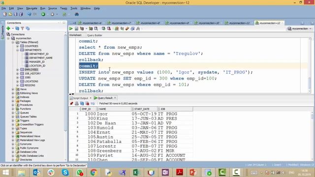 Команда ROLLBACK (SQL для Начинающих) смотреть онлайн