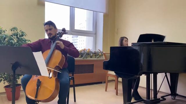 С. Джербашян, Соната для виолончели и фортепиано, I часть, Мацевитый Г. И Сапсай Я. смотреть онлайн