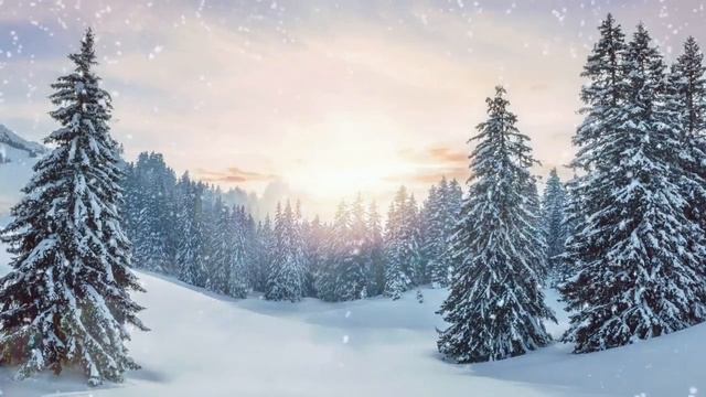 5 часов расслабляющего снегопада с успокаивающей музыкой пианино - Прекрасная расслабляющая музыка смотреть онлайн