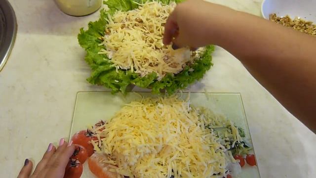 САЛАТ "ТИФФАНИ" ВКУСНО И КРАСИВО На НОВЫЙ ГОД 2021 /Tiffany Salad смотреть онлайн