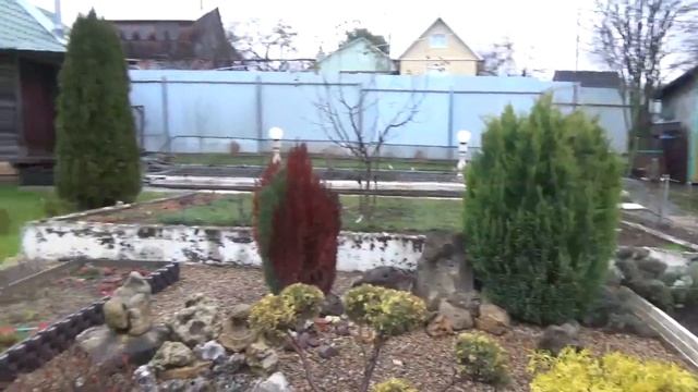 Дача. Ноябрь.Прогулка по саду..Муж ворчит,а я строю планы. Том и т.д.. смотреть онлайн