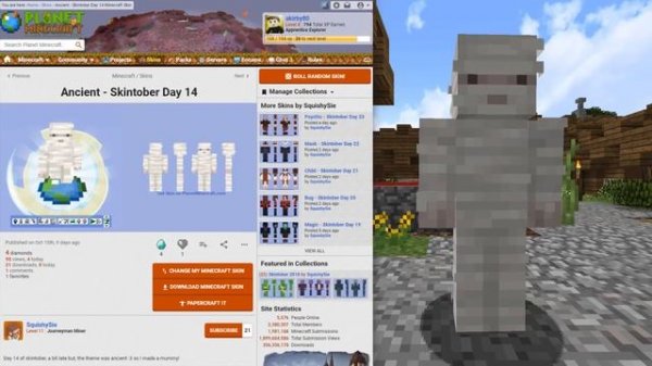 10 MINECRAFT HALLOWEEN SKINS! (Top Minecraft Skins - PC / Java / Bedrock)