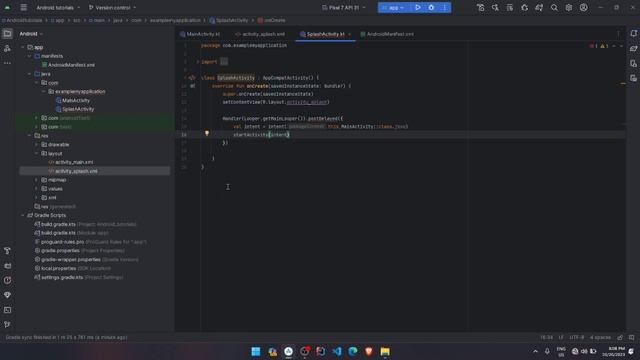 How to make android Splash Screen (Welcome Screen) in Android - Android Studio Tutorial смотреть онлайн