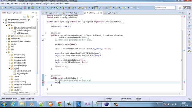 10- Fragment DialogFragment Kullanımı - Android Fragment Eğitim Seti смотреть онлайн