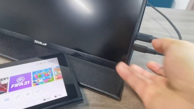 Nintendo Switch Connect with ZEUSLAP-P16K 2.5K Portable Monitor смотреть онлайн