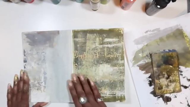 Gelli Printing Week 4 ~ 52 Week Challenge ~ Self Realization смотреть онлайн