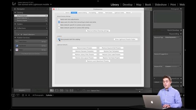 How to Set Up Preferences in Adobe Lightroom смотреть онлайн