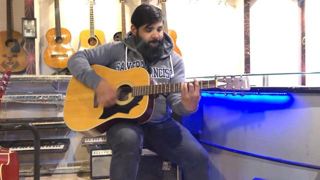 Suzuki Violin Co.Ltd Jumbo Acoustic Guitar Made in Japan Model NoF180 ( Wilson’s music instruments смотреть онлайн