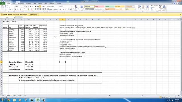 Why does Excel 2010 ask you to enable macros only one time? смотреть онлайн