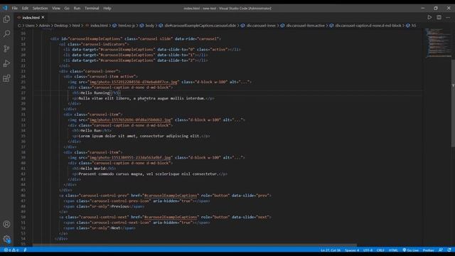 Как сделать Слайдер или Карусель, Уроки по Bootstrap 4 смотреть онлайн