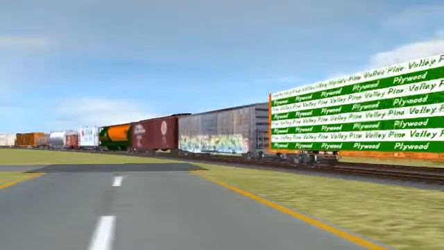 HLCX freight train rounding the curve @ Collier City trs2010 смотреть онлайн