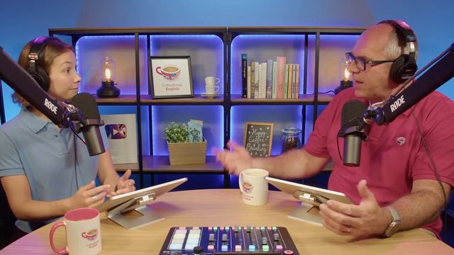 The present simple and present continuous | The Coffee Break English Show 1.02 смотреть онлайн
