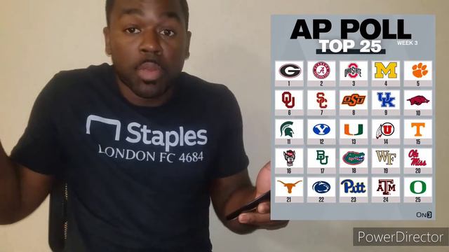 Week 3 College Football Ap Top 25 Poll Reaction | STARLifeTV смотреть онлайн