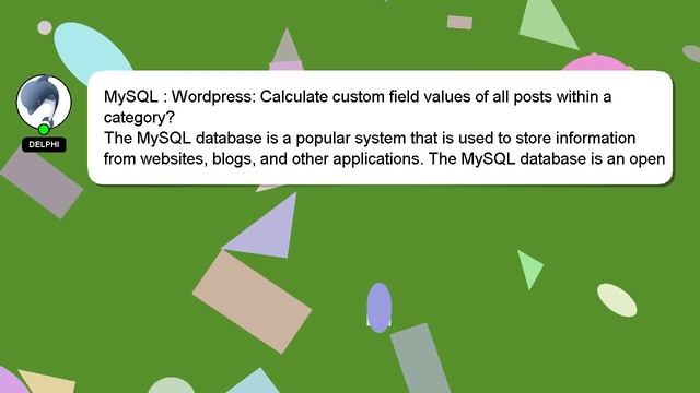 MySQL : Wordpress: Calculate custom field values of all posts within a category? смотреть онлайн