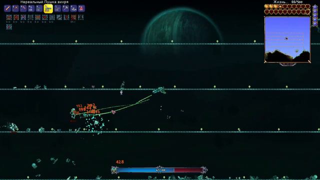 Terraria Master Mod за Стрелка. №12 Лунный Лорд, конец Мастермода смотреть онлайн