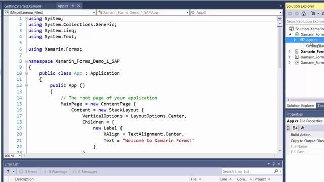 Xamarin 01E PCL v SAP смотреть онлайн
