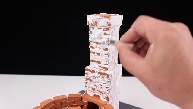 How to make a MINI STOVE with MINIATURE BRICKS and stew super delicious Small fish смотреть онлайн