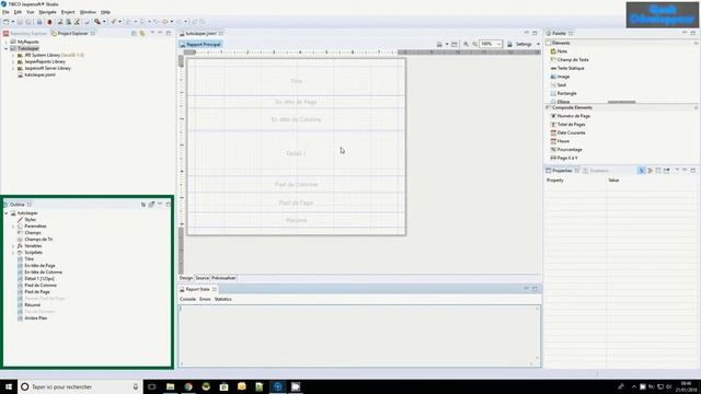 Tutoriel Jaspersoft PDF en java - Partie 1: L'interface смотреть онлайн