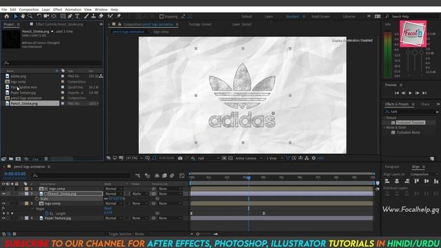 Scribble Logo Reveal in After Effects - Pencil sketch logo animation - After Effects Tutorial смотреть онлайн