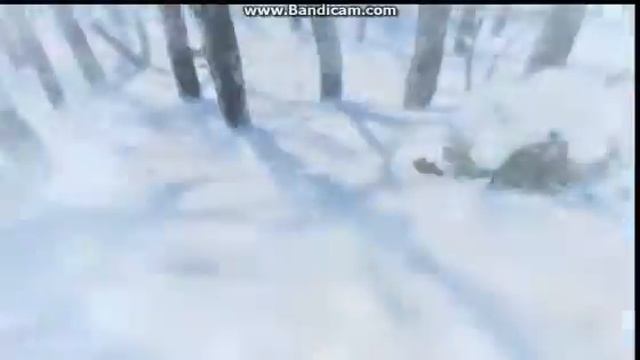 Ookami Kodomo no Ame to Yuki snow scene смотреть онлайн