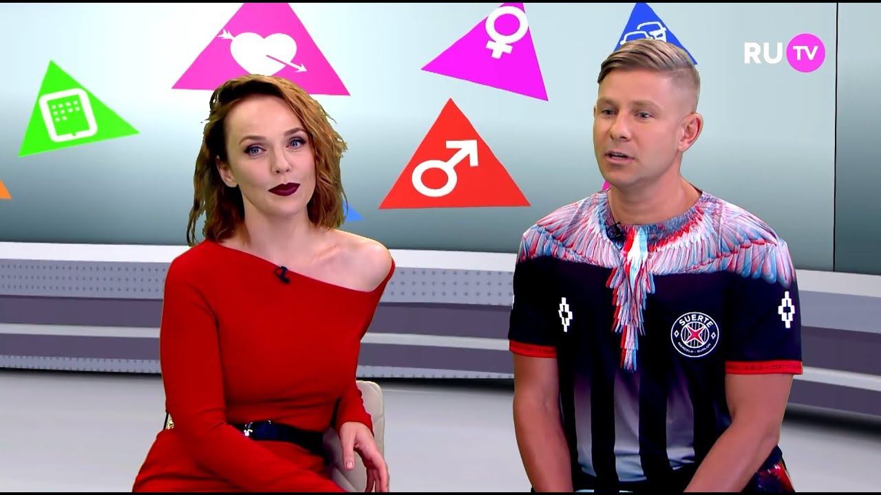 Альбина Джанабаева и Митя Фомин в программе "Тема" на RU.TV смотреть онлайн