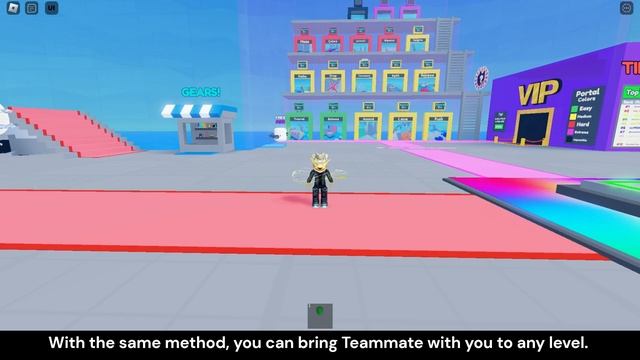 How to race together and bring Teammate to any levels (Roblox Teamwork Puzzles 2) смотреть онлайн
