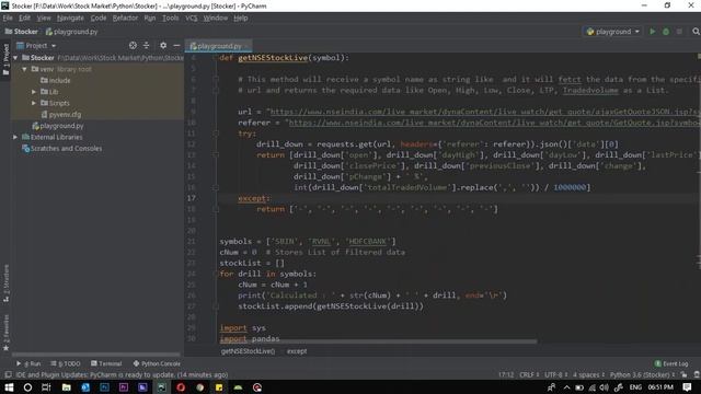 Python : How to import NSE Live Data with Python смотреть онлайн