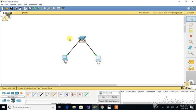 Ping two Computers in Cisco Packet Tracer смотреть онлайн