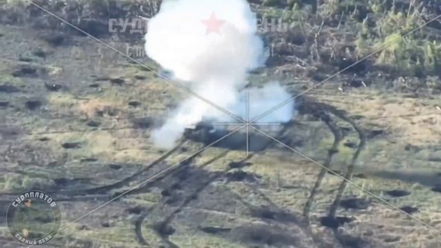 Russian FPV Drone Hit T-90M Tank смотреть онлайн