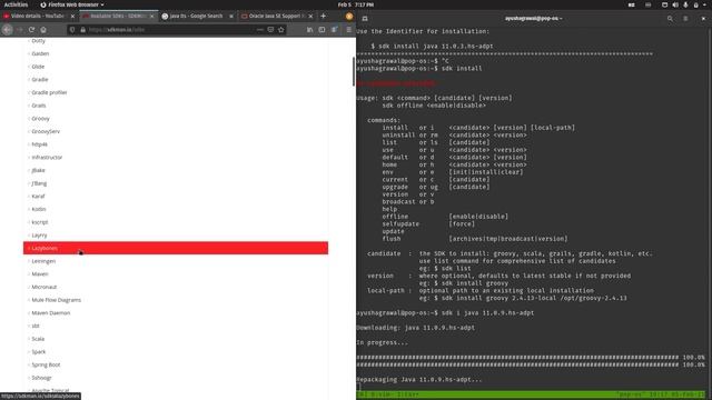 Easy way to install java in Ubuntu Using Sdkman [Hindi] смотреть онлайн