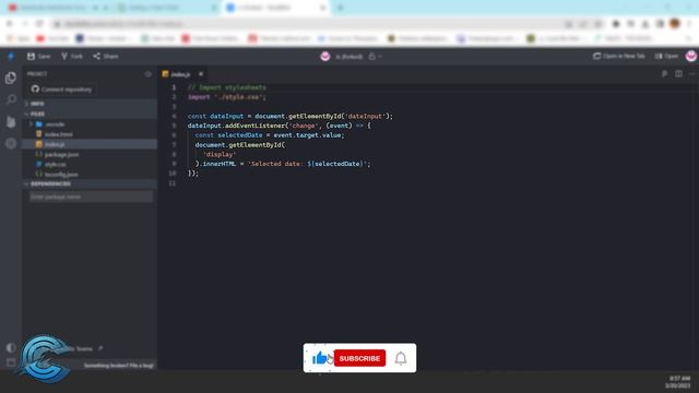 Learn to Create a Simple #DatePicker using #JavaScript under 1 Minute | #codelsc смотреть онлайн