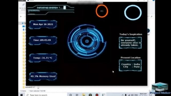 Virtual Assistant using python || part -1 || Project Maker