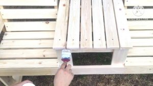 Покрытие скамейки масло+воск(готовый состав)