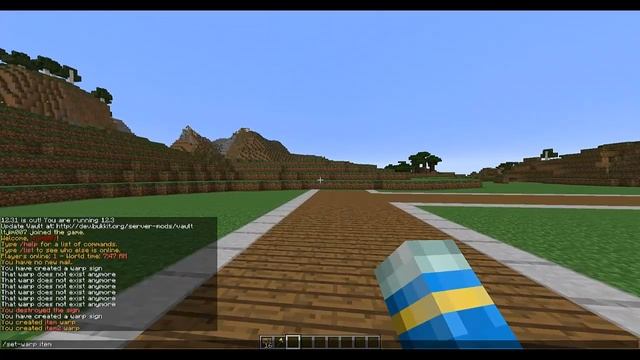 Minecraft Bukkit Plugin - Scrolling Warp Signs - Tutorial смотреть онлайн