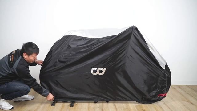 Bike Cover for Outdoor Bicycle Storage - 1 Bike - Heavy Duty 190T Polyester Material смотреть онлайн