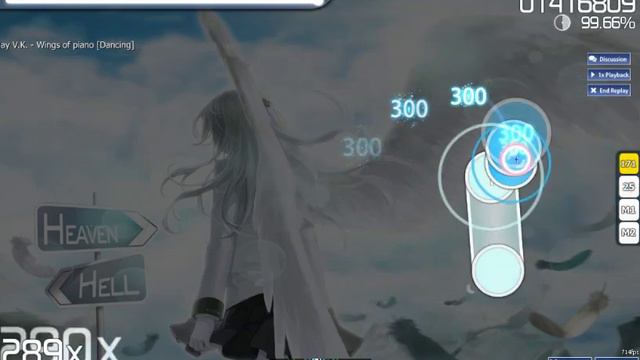 [osu!] V.K. - Wings of piano (Dancing) смотреть онлайн