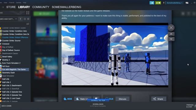 vincia3 reacts fun with ragdolls 2.0 update *FIXED* смотреть онлайн